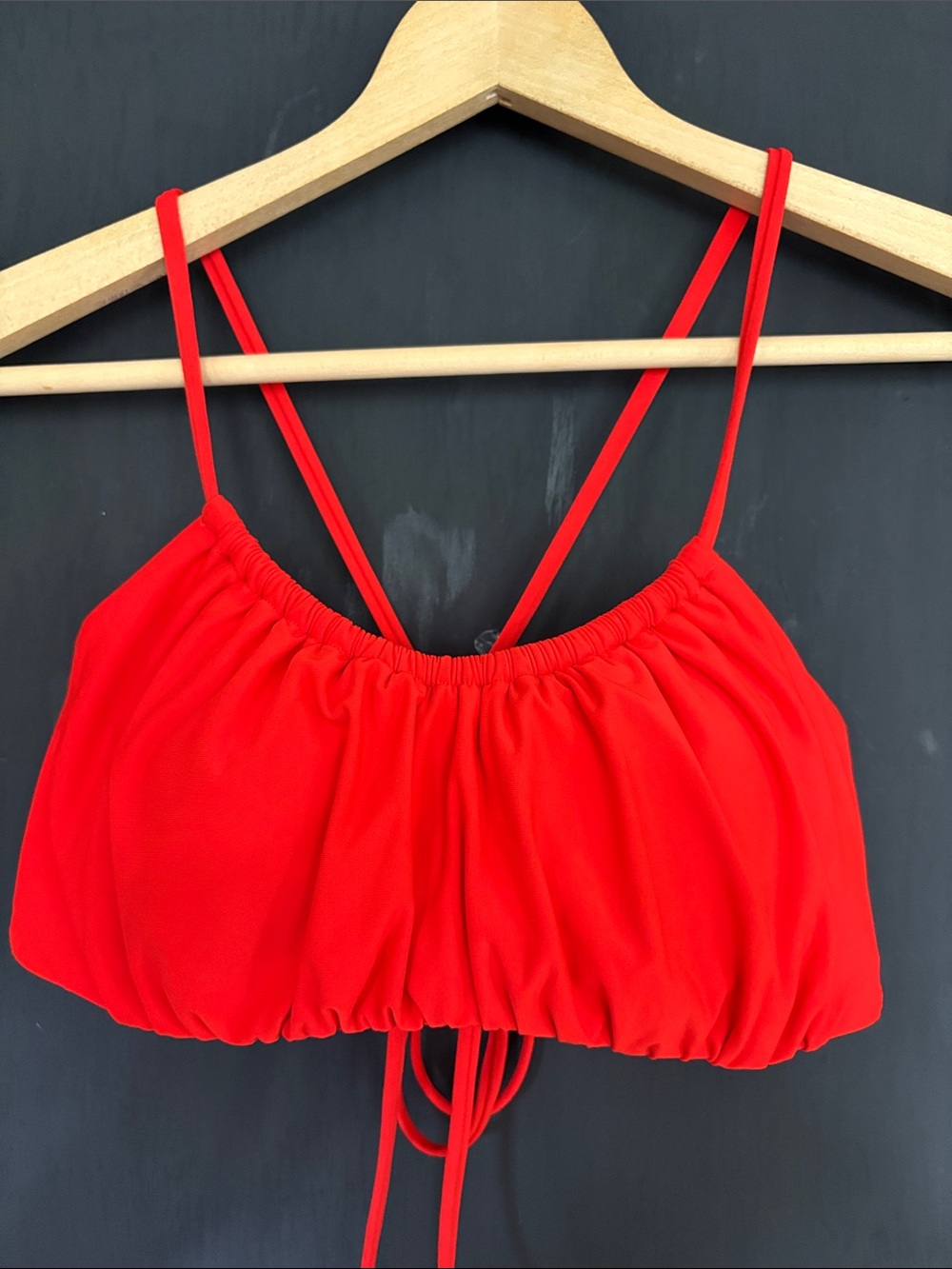 CALIA by Carrie Underwood Red Bikini Top
